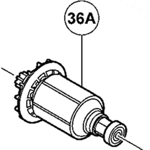 ARMATURE AND PINION SET 14.4V Rotor For Hitachi DV14DSDL