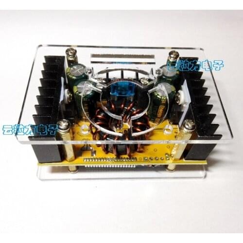 DC-DC high power adjustable boost power module constant voltage constant current LCD dual display of voltage and current