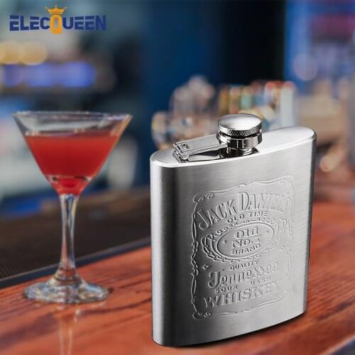 ELECQUEEN Stainless Steel Flat Flasks