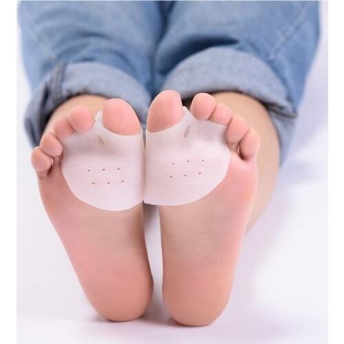 Gel Foot Pad Insole Bunion Corrector Bone Big Toe Protector Hallux Valgus Straightener Toe Spreader Corrector Forefoot Cushion