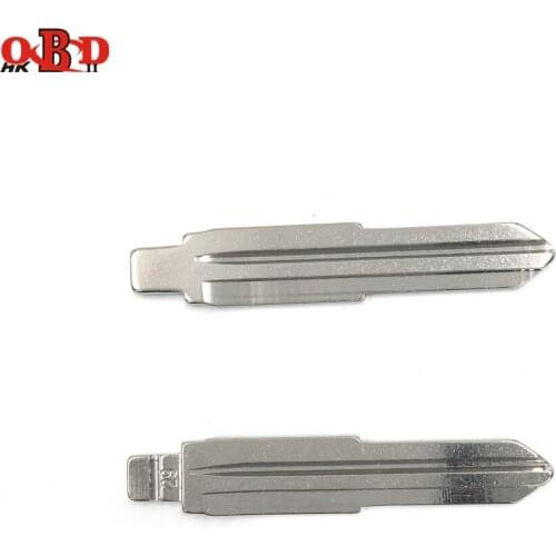 HKOBDII 10 pcs/lot Metal Blank Uncut Flip KD Remote Key Blade Type 29# for Hyundai Sonata Santa Fe JAC