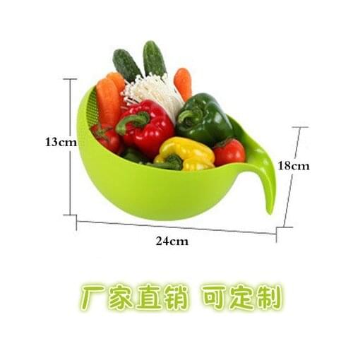 Kitchen Accessories Tools Filter Strainer Sieve Fruit Vegetables Rice Beans Peas Washing Drainer Cleaning Colanders Home Gadgets