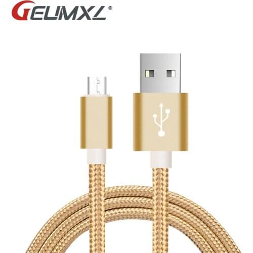 Micro USB Cable 2A 1M 2M 3M Metal Braided Cord Data Sync Wire Charger For Samsung Galaxy S7 edge, S7, A9 Pro, A9 USB Car Charger