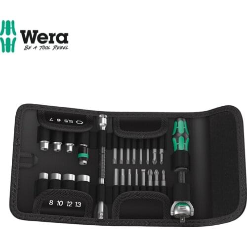 Germany imported wera villa tool KKSpeed quick ratchet socket wrench 1/4 auto repair Xiaofei set