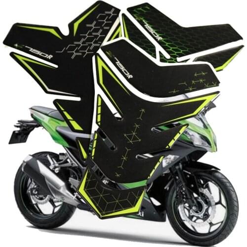 Motorcycle Fuel Tank Cap Pad Protector Stickers Decals For Kawasaki Z750 Z750R Z 750