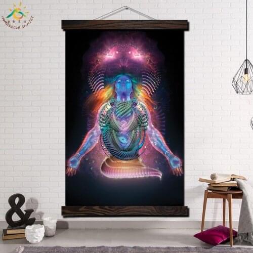 Snake Queen Lord Single Modern Wall Art Print Pop Art Picture And Poster Solid Wood Hanging Scroll Canvas Painting Home Decor