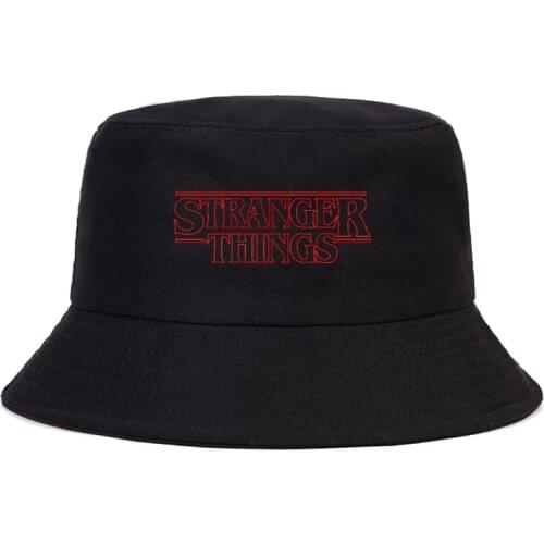 Stranger things Summer Hat Women Men Panama Bucket Cap The Design Flat Visor Kawaii Oversized Harajuku Fisherman Hat