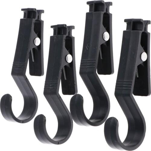 Perfeclan 4Pcs Outdoor Camping Awning Tent Clips Towels & Cups Hanging Hooks