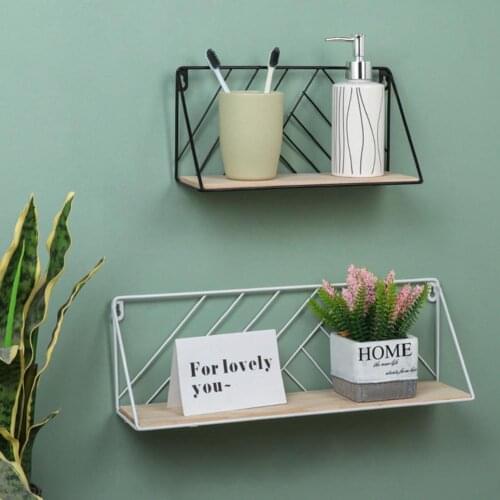 Entryway Shelf Wall Mount Load Bearing Simple Style Decorative Wall Hanging Shelf for Home