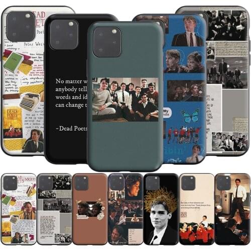 Dead Poets Society Silicone Case for Apple iPhone 13 12 Mini 11 Pro XS X XR Max 8 7 6S 6 Plus SE 5S