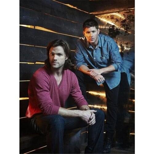 Supernatural DIY 11CT Embroidery Cross Stitch Kits Craft Needlework Set Cotton Thread Printed Canvas Home Dropshipping