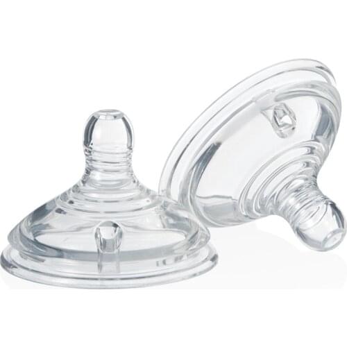TOMMEE TIPPEE Teats TOMMY TIPPEE CLOSER TO NATURE THICK Silicone Nipple BPA Free - 0M+ / 3M