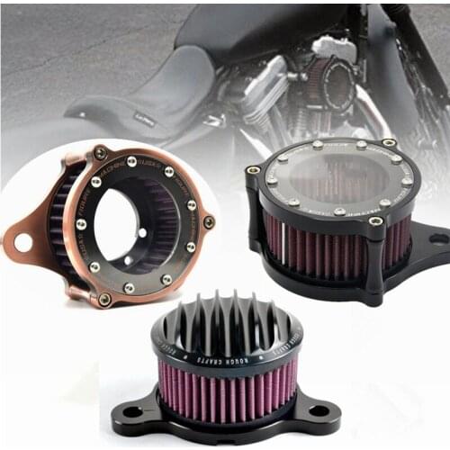 Motorcycle Air Cleaner Intake Filter System Aluminum For Harley Sportster 883 1200 1991-2021 Iron 883