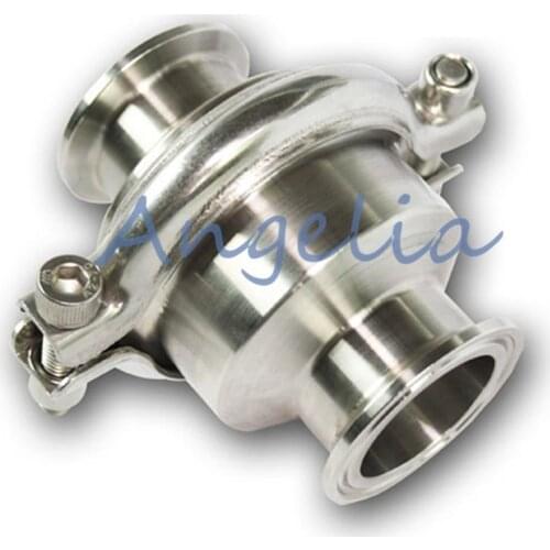 1" OD 50.5mm Stainless Steel 304 Tri-Clamp Vertical Sanitary Check Valve