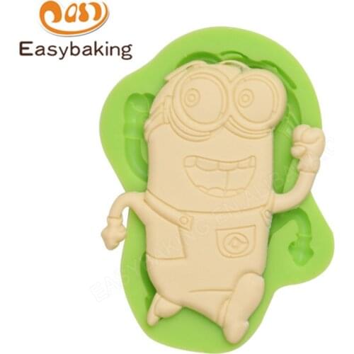 2017 Popular Despicable Me Running Laughing Silicone Fondant Molds DIY Chocolate Cupcake Mould Kitchen Baking Tool