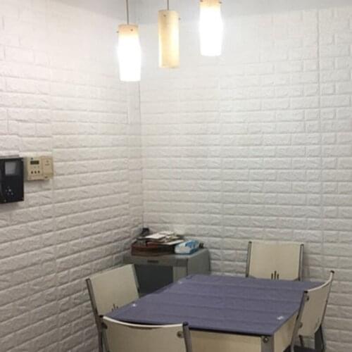 70*77 3D Wall Sticker Self Adhesive Wallpaper DIY Brick Living RoomTV Kids Safty BedroomWarm Home waterproof Decor Wall Sticker