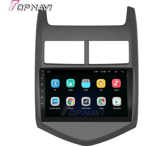 9 Inch Car Multimedia Player Radio Stereo For Chevrolet Aveo 2010 2011 2012 2013 GPS Navigation Android 10.0 Octa Core 6G+128G