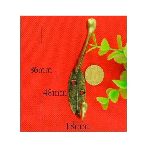 A6 Hardware accessories Zinc alloy Cloth Hooks Vintage Wall Hook Hanger For Bathroom & home storage accessories