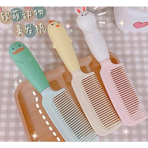 Children and girls anti-static lovely household artifact portable net red special straight hair small comb J05