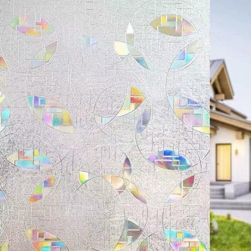 Electrostatic Glue-Free Laser Frosted Glass Balcony Translucent Opaque Kitchen Partition Anti-Glare Sticker