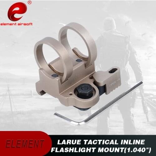 Element Airsoft LaRue Tactical Inline Flashlight Mount(1.040") NO logo EX301-DE