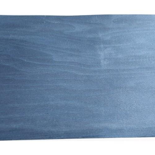 GREENLAND Maple Dyed Blue Wood Veneers table Veneer Flooring DIY Furniture Natural Material