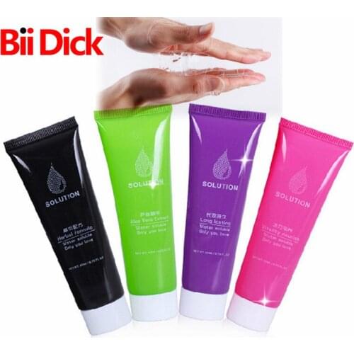 Sex Lubricant 60ml Anal Lubricant Water-based Sex Oil Vaginal and Anal Gel Sex Products for Adults Lubricant for Sex Aloe Vera