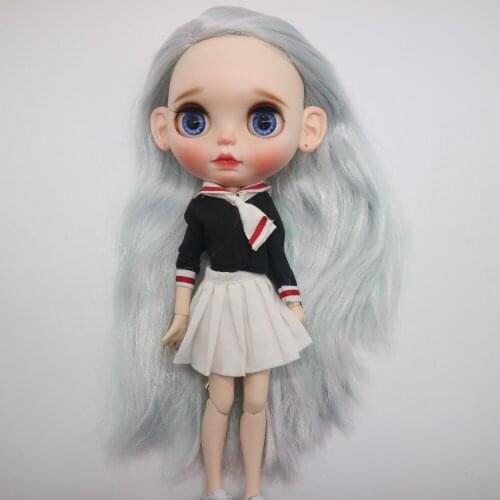Customization doll joint body Nude blyth doll For Girls cute doll not include clothes 0409