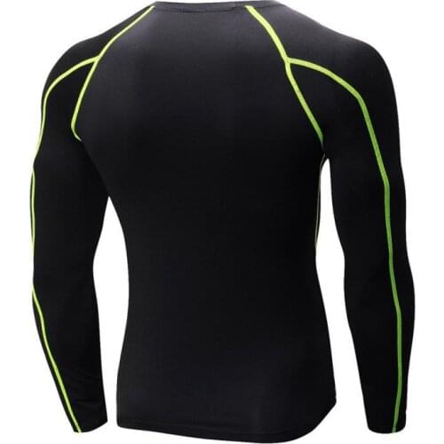 Man breathable sportswear shirt slim fit shirts dry fit men new menswear quick-drying long-sleeved T-shirt