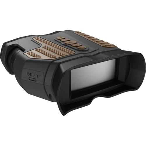 SunGus 4X10 Digital Night Vision Binoculars Goggles with 984ft Infrared Capture Photos & Record Video Save on 256 GB SD Card