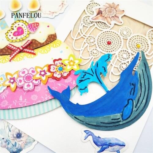 PANFELOU The whale Scrapbooking DIY Halloween Embossing mould card paper die stencils punch Metal cuts dies cutting Easter