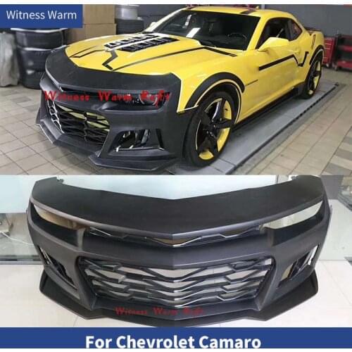 PP Upainted Front Bumper Grill Grille for Chevrolet Camaro 2013 2014 2015