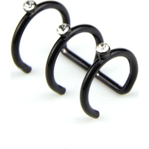 Punk Multiple Styles Stud Earrings For Men and Women Gothic Street Pop Hip Hop Ear Jewelry Steel C-shaped Earrings