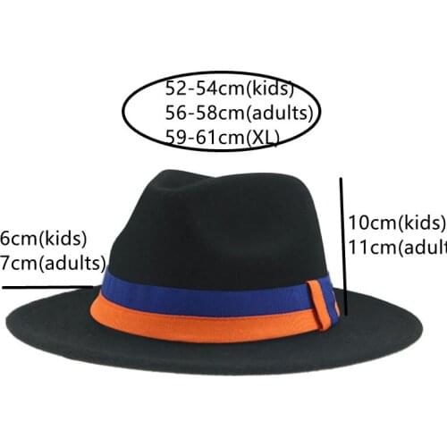 Women panamas hats solid white black khaki band striped fedora hats men women jazz caps casual formal wedding dress felted hats