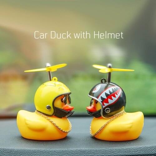 Car-Styling funny Cool Glasses Duck Car Ornament for Volvo XC60 XC90 Toyota Renault Opel astra Nissan qashqai Peugeot 307 308