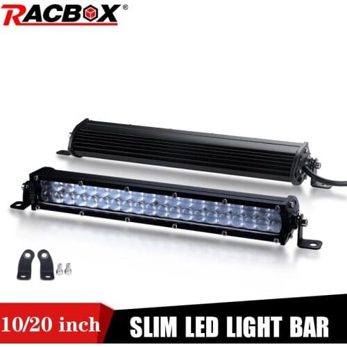 Offroad Led Bar Ultra Slim 5D Lens Spotlight 10 20 inch Led Work Light Tractor Truck SUV ATV UTV 12V 24V Car Driving Fog Lamp