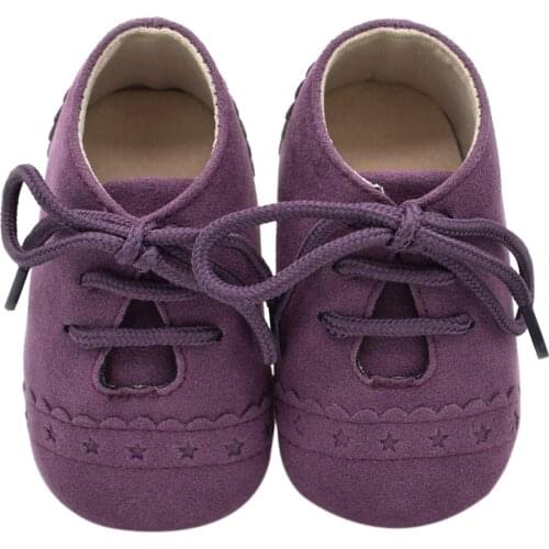 Newborn Baby Shoes Girls Boys Soft Warm Nubuck Leather Prewalker Anti-slip Shoes Canvas Sports Sneakers Moccasins Footwear Shoes
