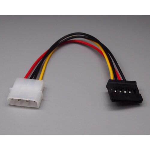 100pcs SATA power cable D type 4 pin to serial port power cable SATA to IDE hard drive cable