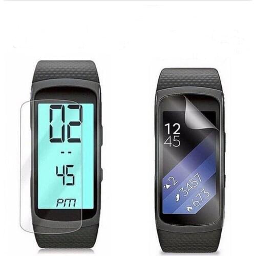 2pieces Anti-scratch Soft TPU Ultra HD Clear Protective Film Guard For Samsung Gear Fit 2 Fit2 R360 Full Screen Protector Cover