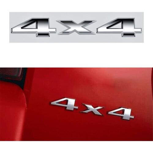 3D Metal 4X4 Logo Letters Sticker For JEEP Wrangler Patriot Grand Cherokee Compass Liberty Rubicon Commander Trunk Fender Badge