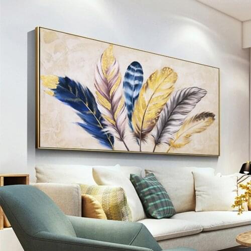 Diy 5D large diamond mosaic abstract feather diamond painting cross stitch 3d embroidery sale full round drill home decor AA2002