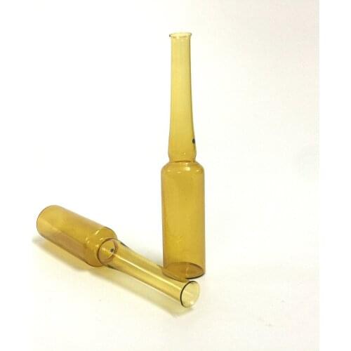 Ampoule Brown Glass Ampoule Bottle 20 ml Amber Easy-breaking Deposited Microorganism Strains Medicine Filling Bottle 10 / PK