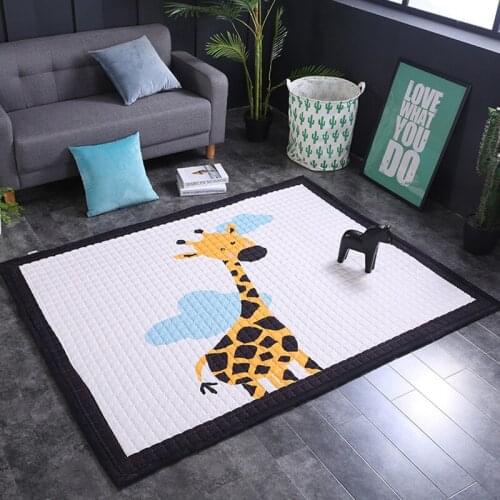 Large Size Kids carpets for living room Playroom and Nursery Child Antiskid soft 145*195cm Rug Baby Playing Mats Kids Home Rugs