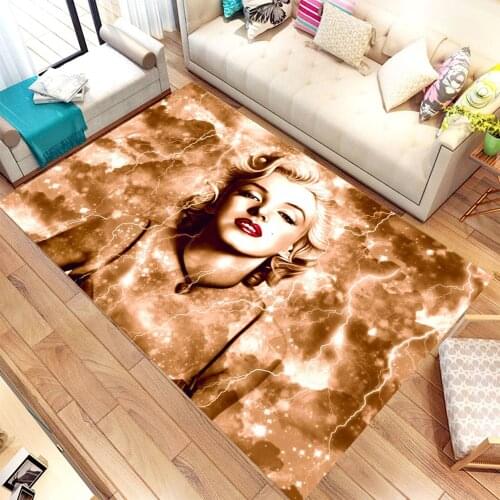 Marilyn Monroe Carpets, Fan Carpets, Non-Slip Floor Carpet,Trend Rugs,Modern Home Decor, teen and Kids Room Carpets, Home Textile