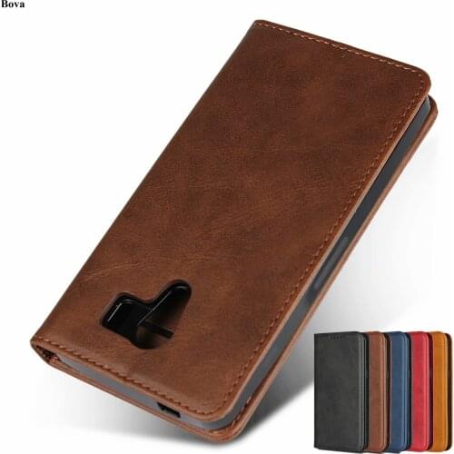 Leather case for Sharp Android One S2 Flip case card holder Holster Magnetic attraction Cover Wallet Case Coque