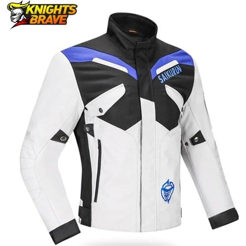 Motorcycle Jacket Men Women Motocross Off-Road Racing Jacket Waterproof Protective Gear Night Reflection Chaqueta Moto Hombre