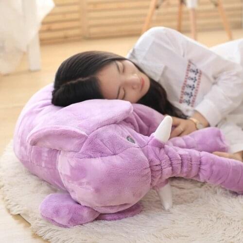 40/60cm Infant Soft Appease Elephant Plush Toy Baby Playmate Calm Doll Soft Comfort Toys Elephant Stuffed Pillow Birthday Gift