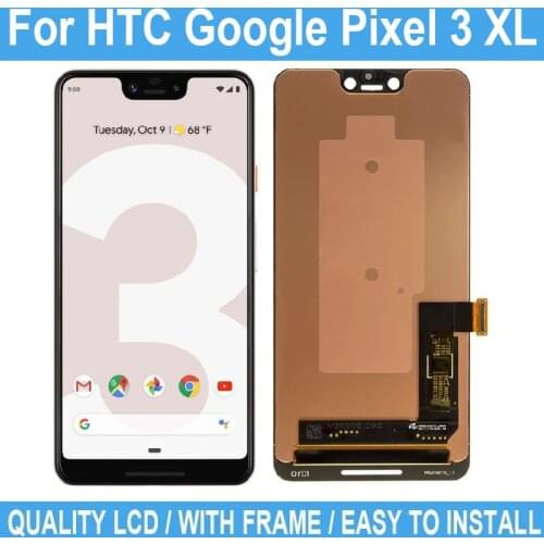 5.3" New LCD For HTC Google Pixel 3 XL Display Touch Screen No Frame For Google Pixel 3 XL Replacement Digitizer Screen Assembly