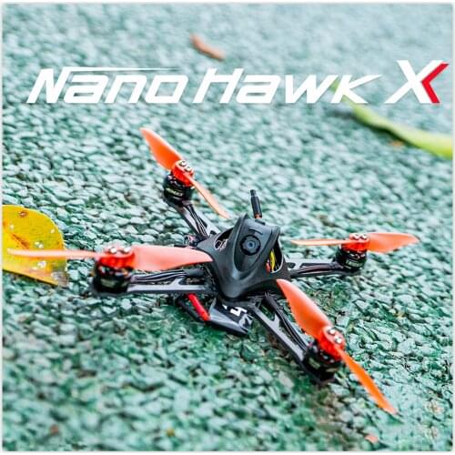 41g EMAX Official Nanohawk X F4 1S 3 Inch BNF Lightweight Outdoor FPV Racing Drone TH12025 11000KV Motor RC Airplane Quadcopter
