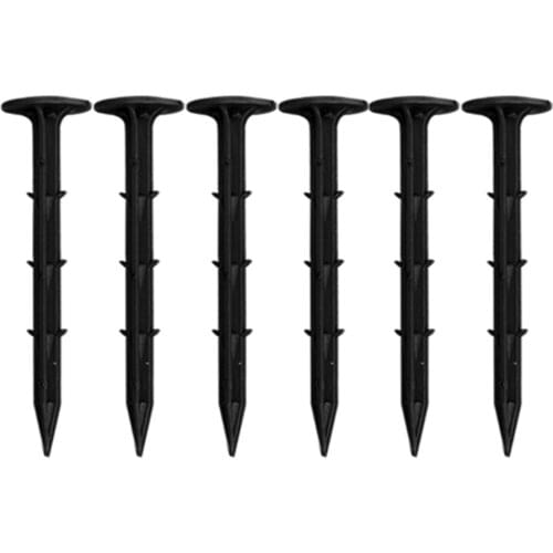 Plastic Gardening Stake Ground Cover Nails For Holding Down Tents Plant Support Raincloths Landscape Stakes Fixing Tools